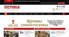 Desktop Screenshot of periodicovictoria.cu